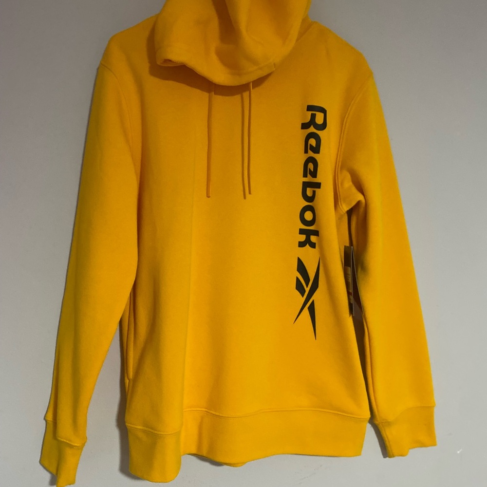 Reebok Men's Bright Yellow Hoodie